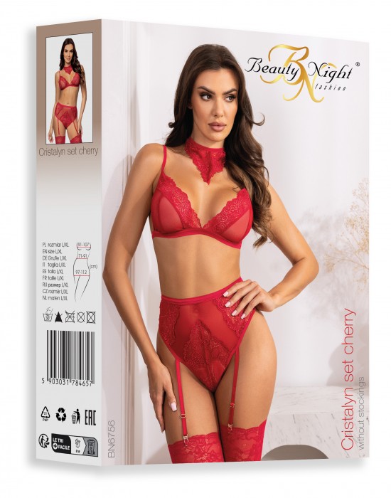 Cristalyn set cherry (wkrótce) Beauty Night -  - Belio.bg