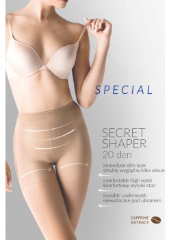 Моделиращи чорапогащи в бежов цвят SECRET SHAPER 20-5 BEIGE