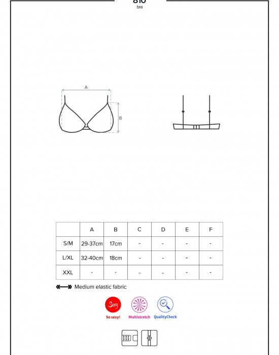 Бял дантелен сутиен 810-BRA-2