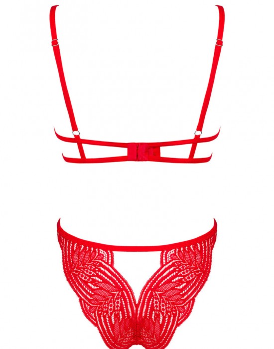 Секси комплект в червен цвят MELLANIA