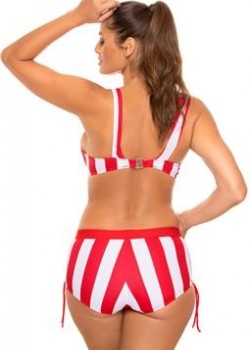 Бански костюм от две части в червен цвят Fifi M-657-1