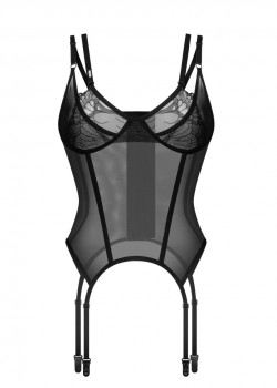 Секси корсет в черен цвят ARROWEL