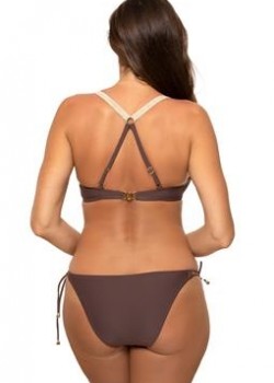 Бански костюм от две части в кафяв цвят Dajon M-719-8