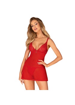 Chilisa Червена секси нощница с прашки