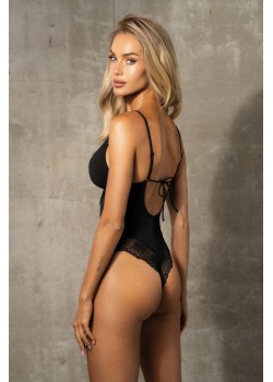 Черно секси боди LOBELLIS