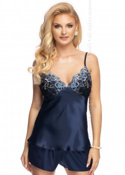 Elodie нощен комплект от две части, тъмносин