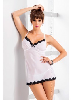 Venus секси комплект ношница с прашки, бяло