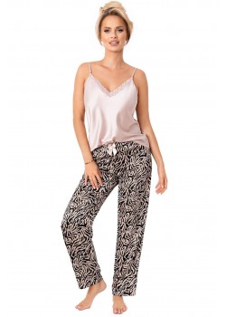 Sheila пижама, бежов цвят