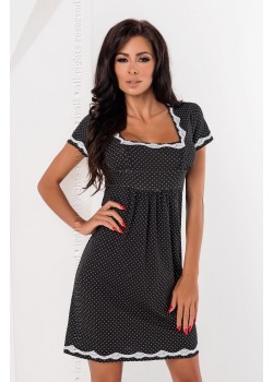 Секси нощница Koszulka-Luba-Czarny