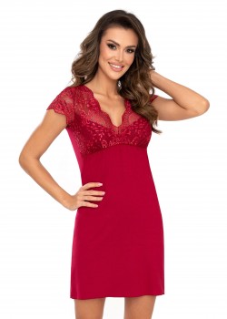 Нощница Koszulka-Doris-Burgundowa-Burgundowy