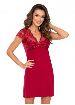 Нощница Koszulka-Doris-Burgundowa-Burgundowy