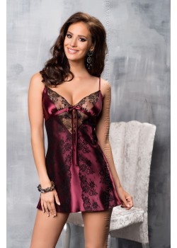 Секси нощница Koszulka-Flora-liwkowy