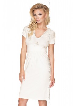 Секси нощница Koszulka-Gia-Ecru-Ecru