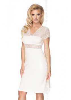 Секси нощница Koszulka-Cameron-Ecru-Ecru