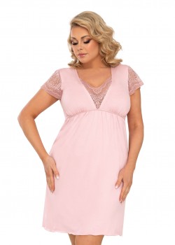 Нощница Koszulka-Celine-Plus-Power-Pink-Powder-Pink