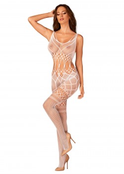 Целокупно мрежесто боди Bodystocking-G330-Biay