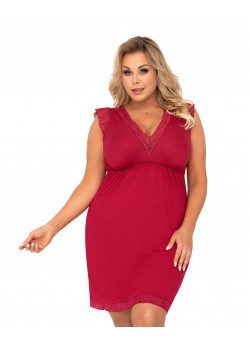 Нощница Koszulka-Vera-Plus-Burgund-Burgundowy