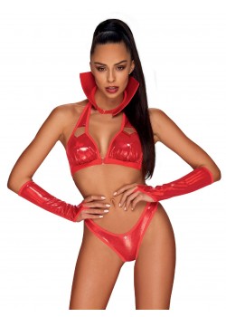 Секси комплект Komplet-Vampines-Czerwony-Czerwony