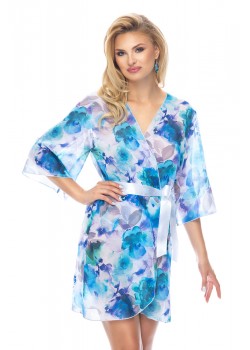 Луксозен секси халат Szlafrok-Kasumi-I-Flowers