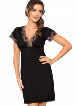 Нощница Koszula-nocna-Hana-Black-Czarny