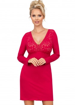 Нощница Koszula-Silvana-Long-Wine-Wine