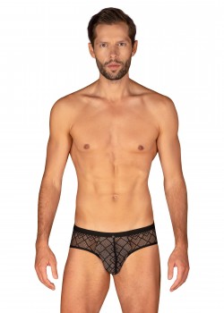 Мъжки слип Slipy-Severio-jockstrap-Czarny