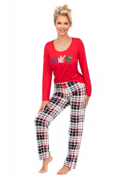 Дамска пижама Piama-Ho-Ho-Long-Red-Red
