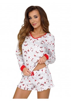 Дамска пижама Piama-Teddy-II-12-Ecru