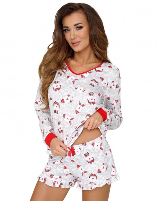 Дамска пижама Piama-Teddy-II-12-Ecru