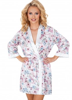 Секси халат Szlafrok-Rosa-Ecru-Ecru
