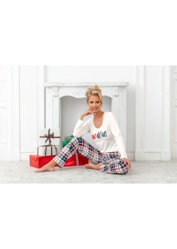 Дамска пижама Piama-Ho-Ho-Long-Ecru-Ecru