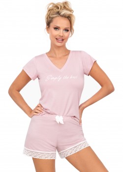 Дамска пижама Piama-Simply-12-Powder-Pink-Powder-Pink