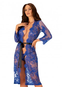 Халат Peniuar-Cobaltess-Niebieski-Niebieski