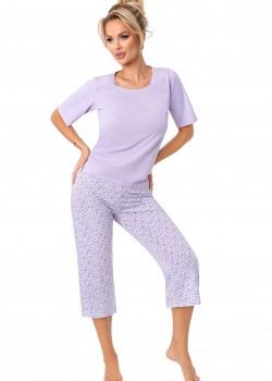 Дамска пижама Piama-Fiorella-34-Liliowy
