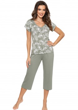Дамска пижама Piama-Paloma-34-Oliwkowy