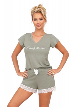 Дамска пижама Piama-Simply-12-Olive-Olive