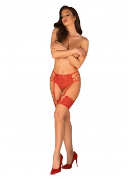 Жартиер колан Pas-do-poczoch-Rediosa-Czerwony-Czerwony