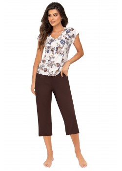 Дамска пижама Piama-Naomi-34-Brown-Brown