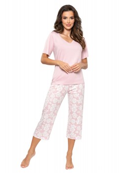 Дамска пижама Piama-Rosalia-34-Pudrowy-R