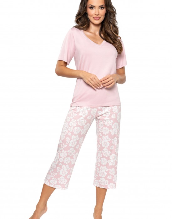 Дамска пижама Piama-Rosalia-34-Pudrowy-R