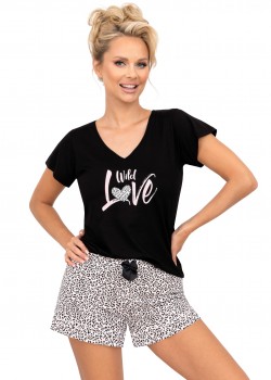 Дамска пижама Piama-Pantera-12-Black-Black