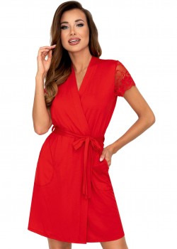 Секси халат Szlafrok-Felicia-Red-Czerwony