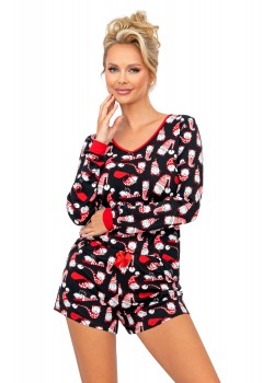Дамска пижама Piama-Santi-II-Black-Black
