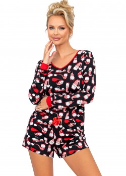 Дамска пижама Piama-Santi-II-Black-Black