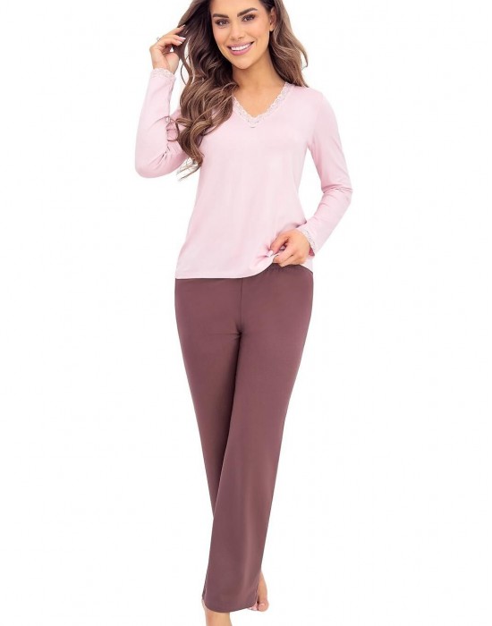 Дамска пижама Piama-Daphne-Long-Rowa-Rowy