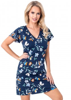 Нощница Koszula-nocna-Caroline-Granatowy