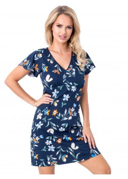 Нощница Koszula-nocna-Caroline-Granatowy