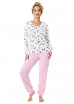 Дамска пижама Piama-Sheep-Long-Rowa-Rowy