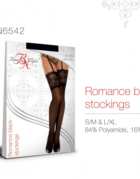 Фини червени 7/8 чорапи Romance cherry