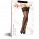 Силиконови черни 7/8 чорапи Catherine black 